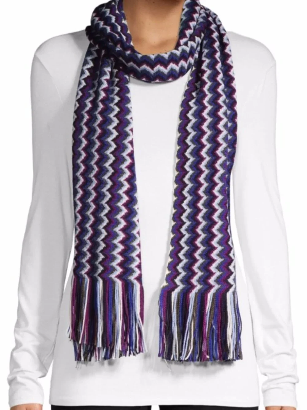 NWT~MISSONI~Zigzag Scarf, Multi